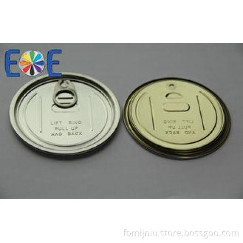 Aluminum Easy Open Can Lids EOE Farm Products Can For Seaso
